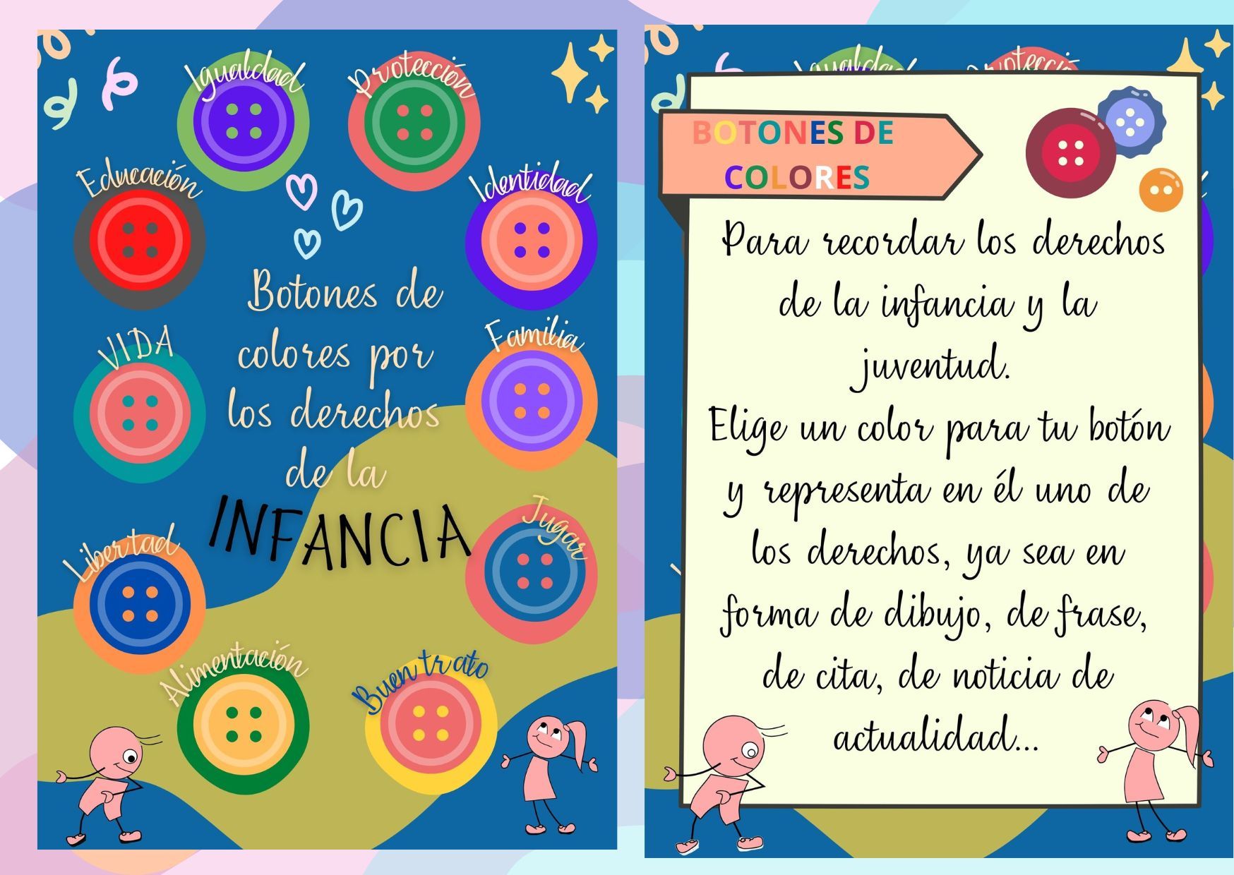 botones de colores web