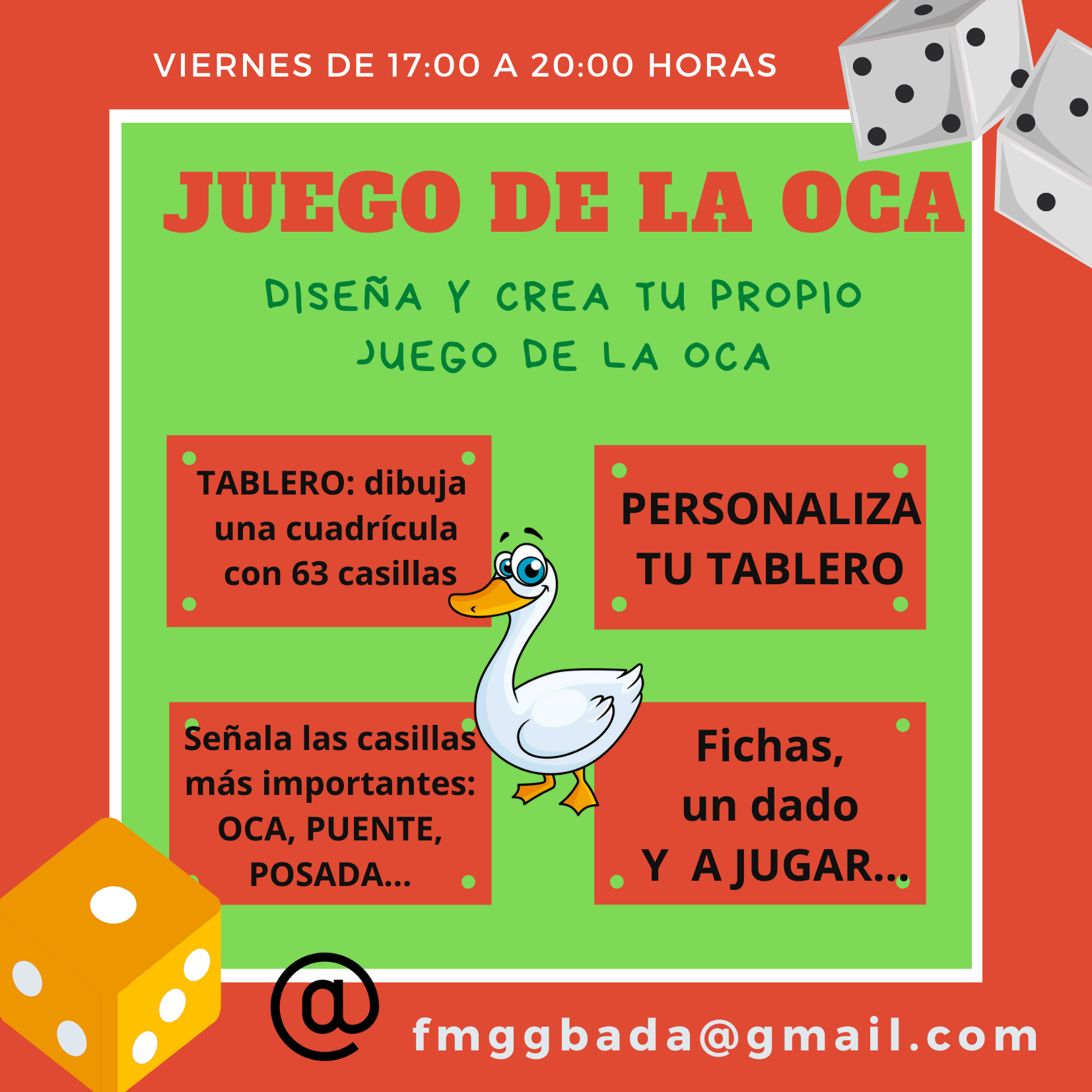 Invitación Noche de Juego Casino Negro Blanco Borde Rojo