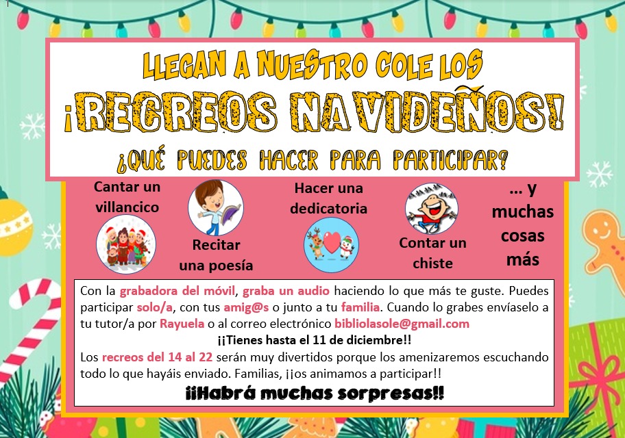 recreos navideños